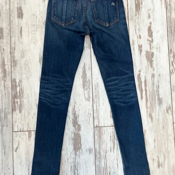 Rag & Bone Skinny Jeans Dark Wash Size 24 Cotton Blend NWOT - Picture 15 of 16